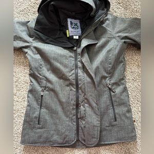 Women’s Burton snowboarding ski snow jacket - heather gray, size M